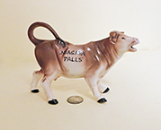 Large brown cow creamer with Niagara Falls written on side