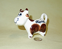 Polish cow creamer marked for Siena