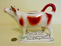 Royal Dux cow creamer from British Dairy of Frowd