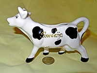 Slovenia souvenir cow creamer