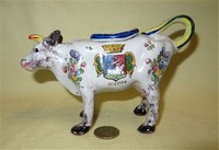 Renoleau souvenir cow creamer, Dieppe