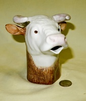 Quali's Hereford bull head creamer