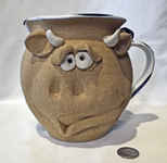 Face jug ptcher front