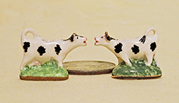 Valerie Casson and similar doll house cow creamers