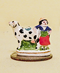 V&R Lady and cow spill vase