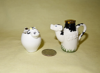 Cardew miniature teapos and tea set pitcher