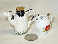 Cardew miniature teapot, and tea set pitcher