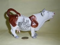 Lovely German cow creamer souvenir of Truro