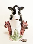 James Herriot cow creamer with two twrriers attached, front