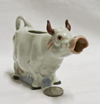 Large mouthed German cow creamer, FRONT