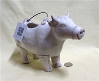 Giftcraft cow pitcher with 2 holes in the nose