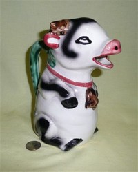 Begging cow pitcher from Portugal for Andrea by Sadek