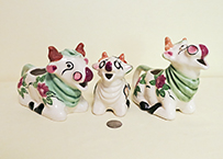 Occupied Japan cow creamers