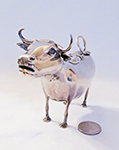 Roth silver cow creamer, front