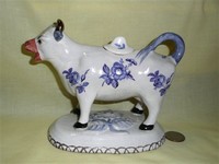 Modern Kent style cow creamer with blue flowers>></a>
				<a href=