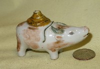 Japanese seto ware bull suiteki