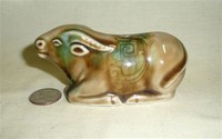 Chinese suiteki of kneeling ox or water buffalo