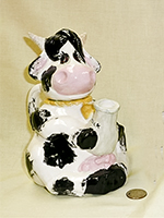 paint it yourself cow with shell horns teapos 2