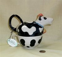 P&K tea for one teapot & cup
