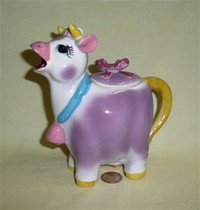 Ucagco purple cow teapot