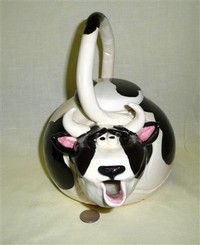 Carol Myers cow teapot