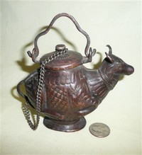 Brass Nandi Holy water pot