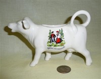 White Goebel cow creamer souvenir of Schwartzwald