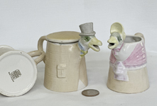 Horchow Mother Goose creamer and Mate sugar