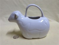 SOFAL Portugal white cow caricature creamer with loop handle