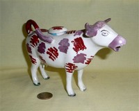 Purple nosed Swansea cow creamer without base, right